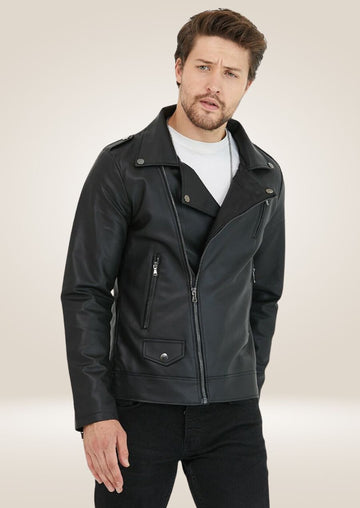 Veste en cuir Perfecto noire